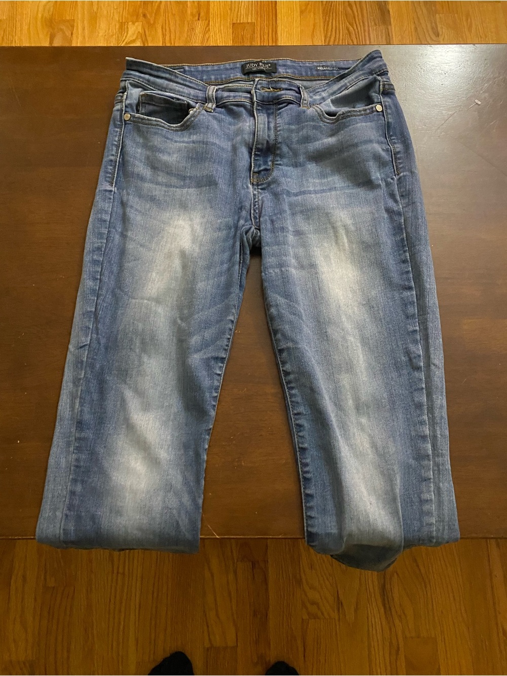 Judy Blue Women's Light-Mid Blue High Rise Jeans - Picture 2 of 7